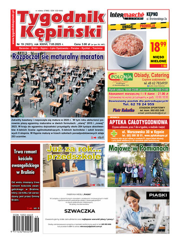 Najnowszy numer Tygodnika Kepińskiego - 19