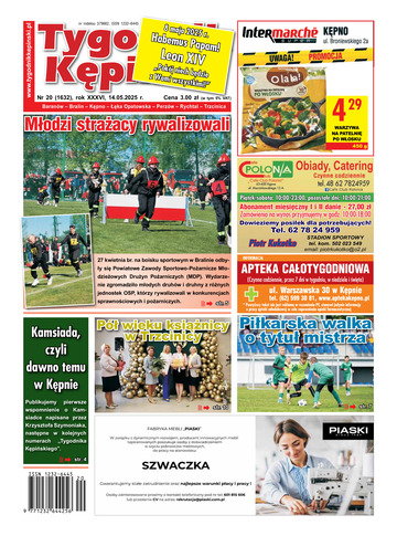 Najnowszy numer Tygodnika Kepińskiego - 20