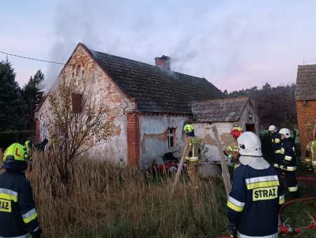 Pożar budynku. Nie żyje 61-latek