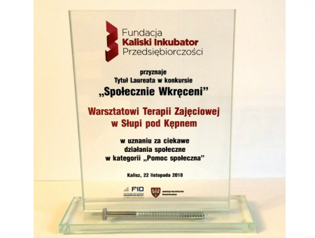 WTZ nagrodzony za działania społeczne