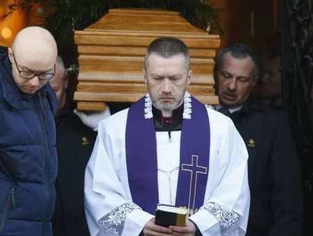 Proboszcz z Rychtala żegnał Andrzeja Gmitruka