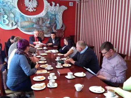 Rozmawiali o sprawach bieżących