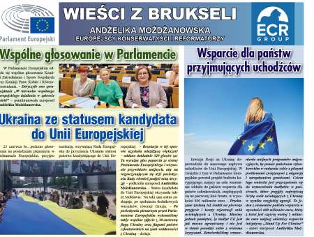 Ukraina ze statusem kandydata do Unii Europejskiej