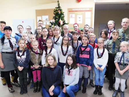 Harcerze aktywnie działają